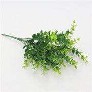 Home Garden Outdoor Wedding Decoration Fake Flower Accessory Plante Artificielle 7 Fork Plastic Fern Grass Green Leaf Fake Plant