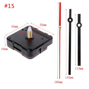 DIY Wall Clock Movement Mechanism Hands Wall Decoration Repair Tool Parts Silent Set 01# to 42#