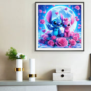 Disney Diamond Painting Stitch And Angel Rhinestones Picture Diamond Mosaic Animal Embroidery Cross Stitch Handmade Gift