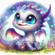 DIY AB Diamond Painting Cute Axolotl Elf Dragon Diamond Embroidery Cartoon Animal Cross Stitch Set Art Home Decoration Gift