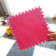 10/20PCS 30CM*30CM*1CM  Anti-shock Mat for Babies Puzzle Mat Living Room Bedroom Plush Pad Plush Carpet Baby Padded Baby Carpet