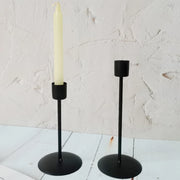 2Pcs Metal Candle Holders Candlestick Holder for Table Black Candle Holder for Home Wedding Dinning Party Anniversary Decor