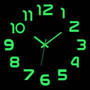 reloj de pared Luminous Wall Clock DIY Quartz Watch Clocks Acrylic Mirror Stickers Horloge Murale Wall Decor Home Decoration HOT