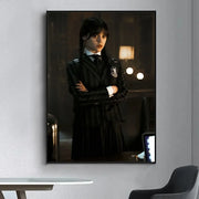 Movie TV W-Wednesday A-Addams Kraft Poster Prints Wall Painting Bedroom Living Room Wall Bar Restaurant Sticker Small