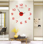 2023 DIY Quartz Clock Fashion Watch Living Room Home Decoration Clock Wall Clocks Acrylic Mirror Stickers Decor Large Garden