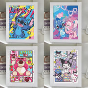 Cute Cartoon Diamond Stickers with Frames for Children's Handmade DIY Diamond Painting Decorations