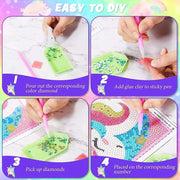 Children's stitch Diamond Painting 5D Animal Art Mini Set DIY Cute Cartoon Big Gem Painting Set Crystal Diamond Painting