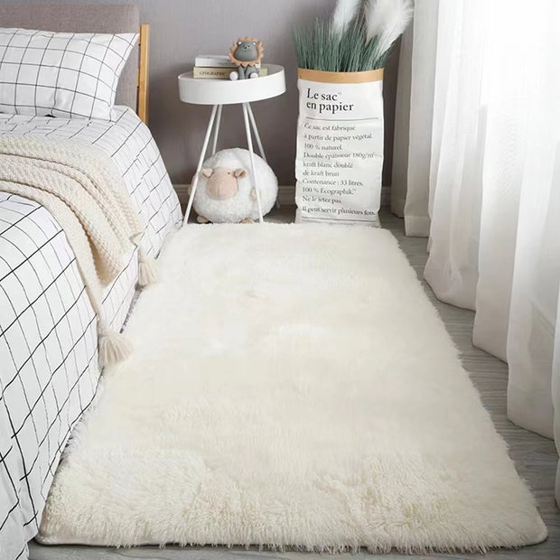 Soft Area Rugs Bedroom Carpet Fluffy Non-slip Tie-Dyed Fuzzy Shag Plush Soft Shaggy Bedside Rug Living Room Carpet