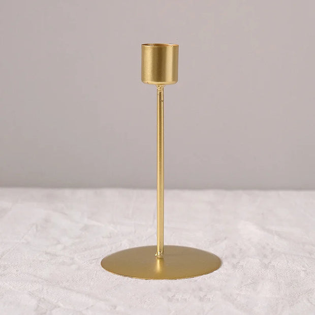 Luxury Metal Ins Candle Holders Candlestick Simple Golden Wedding Decoration Bar Party Living Room Decor