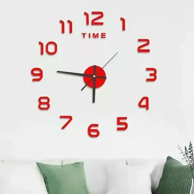 40cm Clock Wall Decororation Living Room Home Decoration Decoration for Bedroom 2023 DIY Quartz Clock Fashion Watch Large Garden