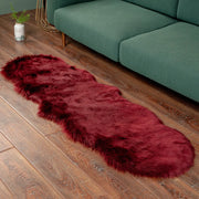 Shaggy Luxurious Fur Rug Bedroom  Soft Fluffy Faux Sheepskin Area Rugs Washable Plush Bedside Carpet for Living Room Sofa Decor