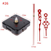 DIY Wall Clock Movement Mechanism Hands Wall Decoration Repair Tool Parts Silent Set 01# to 42#