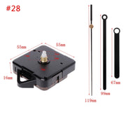 DIY Wall Clock Movement Mechanism Hands Wall Decoration Repair Tool Parts Silent Set 01# to 42#