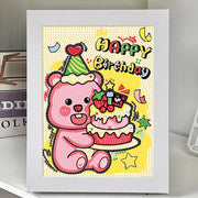 Cute Cartoon Diamond Stickers with Frames for Children's Handmade DIY Diamond Painting Decorations