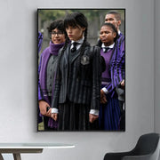 Movie TV W-Wednesday A-Addams Kraft Poster Prints Wall Painting Bedroom Living Room Wall Bar Restaurant Sticker Small