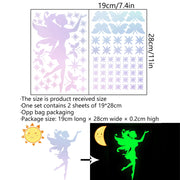 Fairy Stars and Butterfly Glow Sticker Kids Room Decoration Luminous Wall Sticker Decal Children Boy Girl Bedroom DIY Home Decor