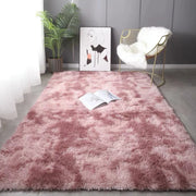 Pink Bedroom Carpet For Children's Room Cute Girls Floor Soft Mat Living Room Decoration White Fluffy Large Kids Bedside Rugs