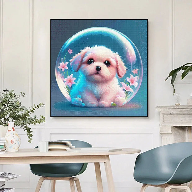 5D AB Diamond Painting Unicorn Tiger Dog Glass Ball Animal Picture Cross Embroidery Mosaic Kit Children's Hobbies Diy Decoration