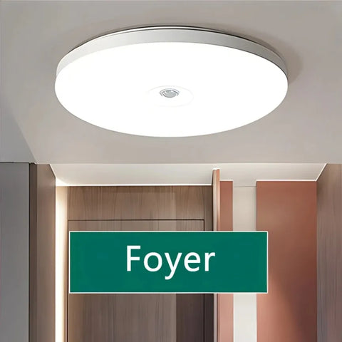 Motion Sensor LED Ceiling Light Human Infrared Sensing Light Porch Corridor Staircase Balcony Household Lighting Fixtures