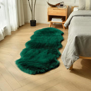 Shaggy Luxurious Fur Rug Bedroom  Soft Fluffy Faux Sheepskin Area Rugs Washable Plush Bedside Carpet for Living Room Sofa Decor