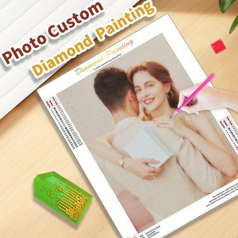 Diy Diamond Painting Photo Custom Full Square/Round Drill Cross Stitch Diamond Embroidery Rhinestone Of Picture Diy Gift