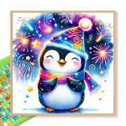 5D DIY Cartoon Diamond Painting Set Colorful Animal Full Diamond Mosaic Embroidery Penguin Fox Bear Cross Stitch Home Decoration