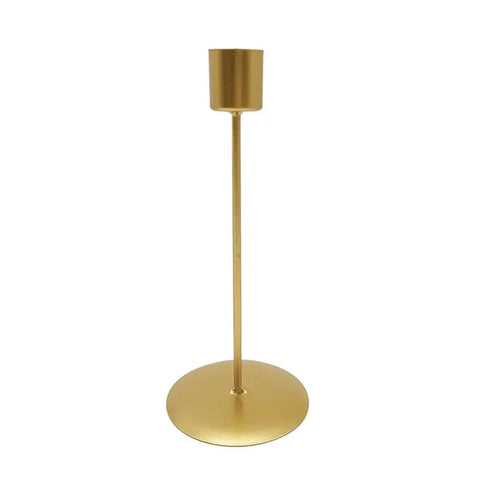 European Gold Candle Holder Metal Candlestick for Wedding Room Table Candle Stand Christmas New Year Bar Party Decoration