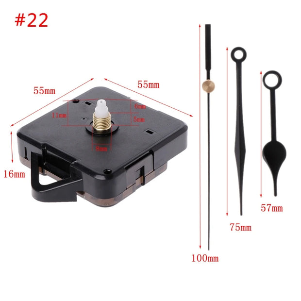 DIY Wall Clock Movement Mechanism Hands Wall Decoration Repair Tool Parts Silent Set 01# to 42#