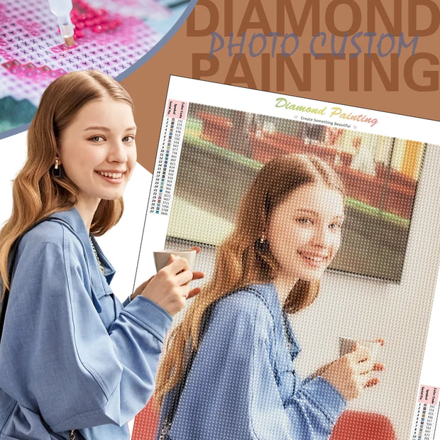 Photo Custom Customize Your Own Diamond Painting 5d Diy Rhinestone Family Photo And Pets Pictures Full Square/Round Diamond Home