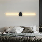 Wall Light Modern Long LED Light Black I-Shaped Wall Lamp Bedroom Living Room Corridor Interior Lighting Home Decor Lighting