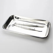 1/2pcs Kitchen Tray Stainless Steel Square Storage Tray Dental Medical Tool Nail Tattoo Dental Medical Device Supplies Tray Dish