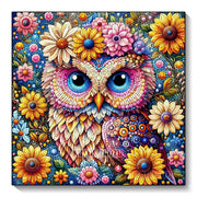 Flowery Owl DIY Diamond Painting Full Round/Square Drill Mosaic Inlay Cross Stitch Kit Home Wall decoration Gift