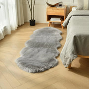 Shaggy Luxurious Fur Rug Bedroom  Soft Fluffy Faux Sheepskin Area Rugs Washable Plush Bedside Carpet for Living Room Sofa Decor