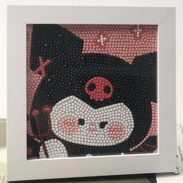 Cartoon Kuromi Diamond Painting Full Diamond Frame Handmade DIY Diamond Painting Children's Gift