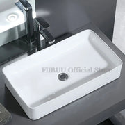 Ceramic Bathroom Vessel Sink Bowl Above Counter Ceramic Sink Bowl Lavatory Wash Hand Basin Countertop Basin Wash Bowl Porcelain