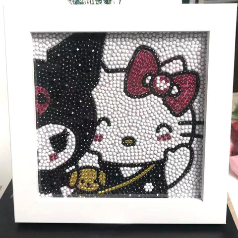 Cartoon Kuromi Diamond Painting Full Diamond Frame Handmade DIY Diamond Painting Children's Gift