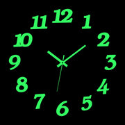 reloj de pared Luminous Wall Clock DIY Quartz Watch Clocks Acrylic Mirror Stickers Horloge Murale Wall Decor Home Decoration HOT