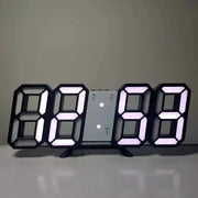 Table 3D LED Alarm Clock Date/Temperature for Home Kitchen Offices Clock Decoration Garden Clocks Wall Clock Times Digital Decor