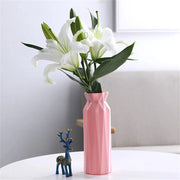 Nordic Style Flower Vase Living Room Decoration Ornaments Modern OrigamiPlastic Vases Pot Flower Arrangements Home Decor