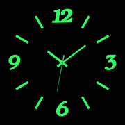 reloj de pared Luminous Wall Clock DIY Quartz Watch Clocks Acrylic Mirror Stickers Horloge Murale Wall Decor Home Decoration HOT