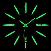 reloj de pared Luminous Wall Clock DIY Quartz Watch Clocks Acrylic Mirror Stickers Horloge Murale Wall Decor Home Decoration HOT