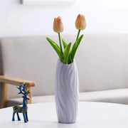 Nordic Style Flower Vase Living Room Decoration Ornaments Modern OrigamiPlastic Vases Pot Flower Arrangements Home Decor