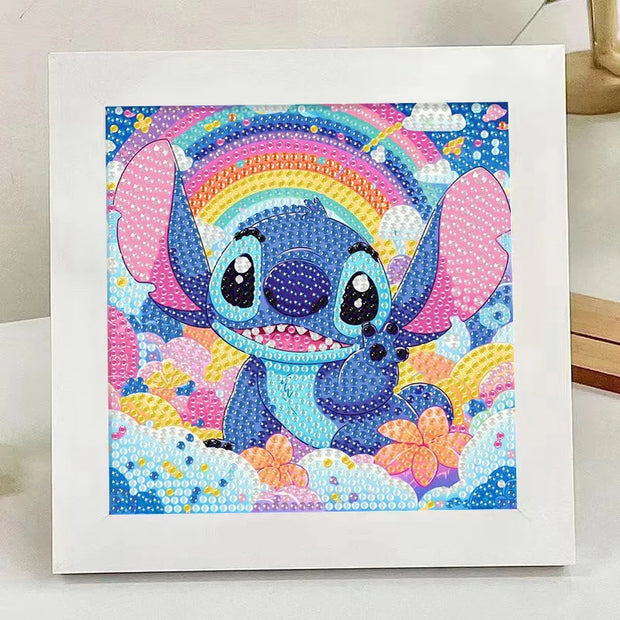 5D Cartoon Diamond Painting Stitch Sticking Full Drills Embroider Room Decoration Draw Handiwork Semi-finished products 18*18cm