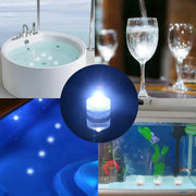 LED Flameless Candles Light Waterproof Tea Lights Underwater Sumbersible Pool LED Lights Decoration Lamp Candle For Wedding Part