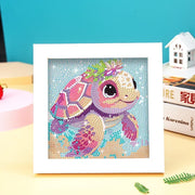 New DIY Children's Number Diamond Painting Cartoon Animal  Art Diamond Embroidery Rhinestone Stickers Set