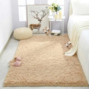 Pink Bedroom Carpet For Children's Room Cute Girls Floor Soft Mat Living Room Decoration White Fluffy Large Kids Bedside Rugs