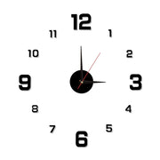 Wall Clock Glow at Night Frameless DIY Stereo Digital Clock for Home Living Room Office Wall Decroation 2024