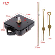 DIY Wall Clock Movement Mechanism Hands Wall Decoration Repair Tool Parts Silent Set 01# to 42#