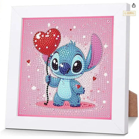 5D Cartoon Diamond Painting Stitch Sticking Full Drills Embroider Room Decoration Draw Handiwork Semi-finished products 18*18cm