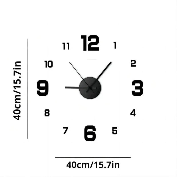 Modern Design Large Wall Clock Fashion Decorative Living Room Wall Clock Home Decoration Clocks Decor Decoration for Bedroom